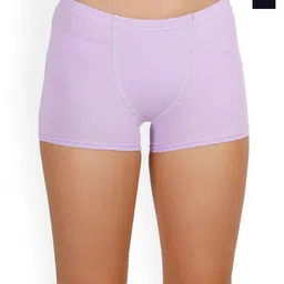 Selfcare Pack of 2 Lycra Mid Rise Boy Short Panties- SN2613-image-51
