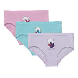 Bodycare Kids Pack Of 3 Assorted Cotton Hipster Briefs-image-73
