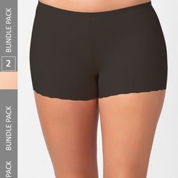 FashionRack Women Pack Of 2 Seamless Boy Shorts Briefs 342_BBS-image-98