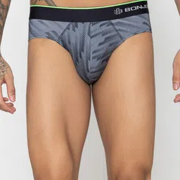 Bonjour Men Printed Cotton Basic Briefs BJ10016-CMP03-18