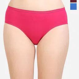 Bodycare Pack Of 3 Assorted Cotton Hipster Briefs-image-21