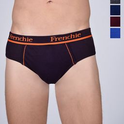 FRENCHIE Pack Of 5 Assorted Cotton Basic Briefs FR-MI-BF-PRO-10P-95-PO5-17