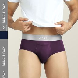 XYXX Men Pack Of 2 Colourblocked IntelliSoft Anti-Microbial Mid-Rise Illuminati Briefs-15