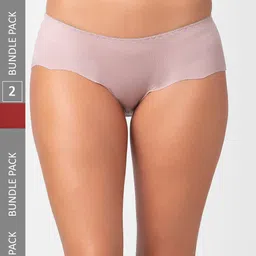 NOIRA Pack Of 2 Cotton Hipster Briefs-image-50
