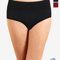 In Care Pack Of 3 High-Rise Cotton Hipster Brief ICBB-005_M-picture-24