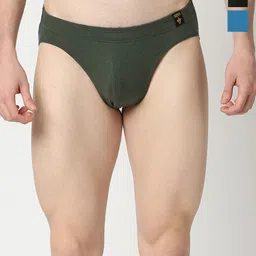 VIP Pack Of 3 Assorted Cotton Basic Briefs VP-MI-BF-SKNII-10P-XXL-PO3-picture-50