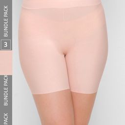 NOIRA Women Pack Of 3 Mid-Rise Seamless Boy Shorts Briefs-image-20