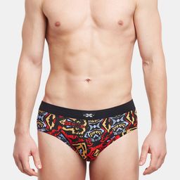 BODYX Men Abstract Printed Low-Rise Hipster Brief BX06B-MULTI-PRINT-S-picture-12