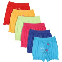 Bodycare Unisex Kids Pack of 6 Assorted Cotton Basic Briefs-6