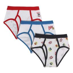 Bodycare Kids Pack Of 3 Assorted Cotton Basic Briefs-image-92