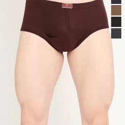 VIP Men Pack Of 5 Assorted Cotton Basic Briefs VP-MI-BF-GOLDC-10P-110-PO5-picture-2