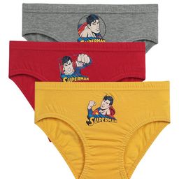 Bodycare Kids Boys Pack Of 3 Assorted Cotton Basic Briefs KIA2612-PK004-image-21
