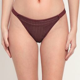 EROTISSCH Women Self Design Low-Rise Thong Briefs-image-40