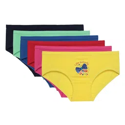 Bodycare Kids Pack Of 6 Assorted Cotton Hipster Briefs-picture-46