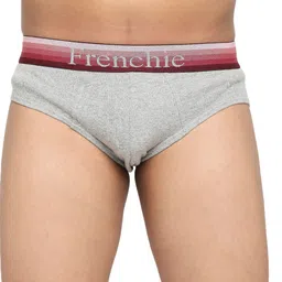 FRENCHIE Boys Pure Cotton Basic Briefs FR-BF-U1901-1X5-Grey-XS-image-4