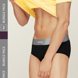 XYXX Men Pack Of 2 Anti Microbial Basic Briefs-picture-13