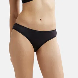 Jockey Mid Waist Bikini With Concealed Waistband Briefs JW01-0105-BLACK-54