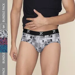XYXX Men Pack of 3 Shuffle IntelliSoft Micro Modal Printed Brief-image-13
