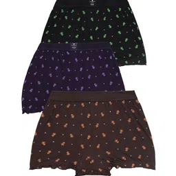Bodycare Kids Pack of 3 Assorted Printed Pure Cotton Boy Shorts Briefs-image-28