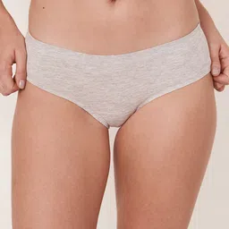 La Vie en Rose Women Grey Self Design Anti-Microbial Cotton Basic Briefs-image-20