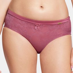 Amante Women Nude-Coloured Lace Bikini Briefs PCFR21-image-36