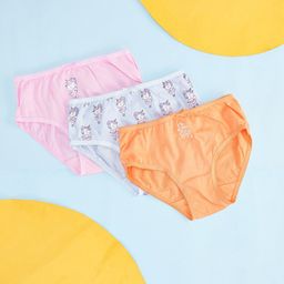 Pantaloons Junior Girls Pack Of 3 Printed Cotton Basic Briefs 8905807338955-picture-15