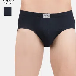 Jockey Men Pack of 2 Cotton Solid Poco Brief with Ultrasoft Concealed Waistband-8035-picture-6