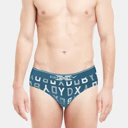 BODYX Typography Printed Basic Briefs BX04B-SBLUE-S-picture-29