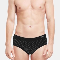 BODYX Men Striped Low-Rise Briefs BX30B-STGREY-S-picture-47