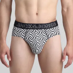 Jack & Jones Checked Low-Rise Basic Briefs 2672625001-image-88