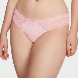 Victoria's Secret Lace Trim Thong Panty Briefs-picture-13