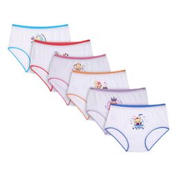 Bodycare Kids Girls Pack Of 6 Assorted Hipster Cotton Briefs-picture-28