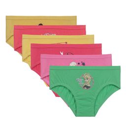 Bodycare Kids Girls Pack Of 6 Frozen Print Cotton Basic Briefs-image-71