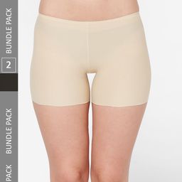 NOIRA Pack Of 2 Boy Shorts Briefs-image-53