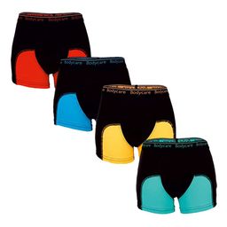 Bodycare Kids Boys Pack Of 4 Mid-Rise Colourblocked Assorted Cotton Trunk KGA2054-PK001-P4-image-30