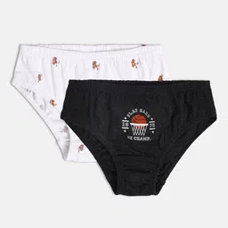 MINI KLUB Boys Pack Of 2 Printed Cotton Briefs 26KBBF622-image-62