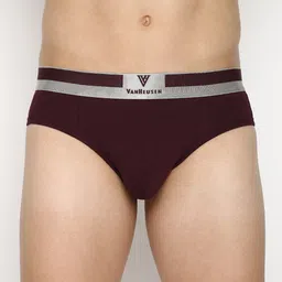 Van Heusen Men Solid Colour Fresh Ultra Soft Briefs-12