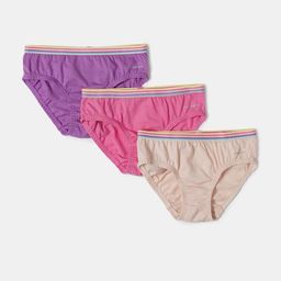 Jockey Girls Pack Of 3 Super Combed Cotton Briefs With Ultrasoft Waistband - SG11-picture-24