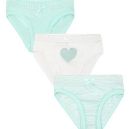 MiArcus Girls Pack Of 3 Assorted Basic Briefs-picture-0
