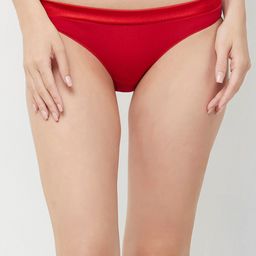 SOIE Women Low Rise Cotton Spandex Bikini-image-47