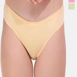 ESOROUCHA Pack Of 3 Mid-Rise Hipster Briefs-image-35