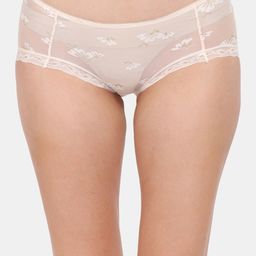 Amour Secret Women Beige Self-Design Anti Odour Hipster Briefs-image-34