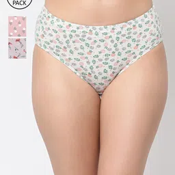 Floret Women Pack Of 3 Assorted Hipster Briefs-picture-53