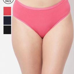 Floret Women Pack Of 4 Assorted Hipster Briefs-image-31