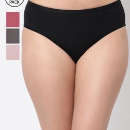 Floret Women Pack Of 4 Assorted Hipster Briefs-image-4