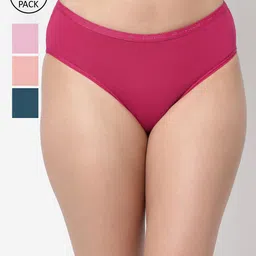 Floret Women Pack Of 4 Assorted Hipster Briefs-picture-31