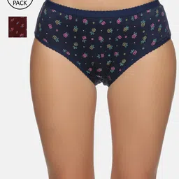 NOT YET by us Women Pack of 2 Assorted Cotton Hipster Briefs MY-107-NYB525-PK2-XL-image-60