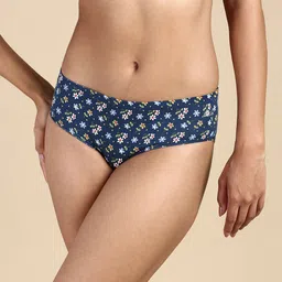 &CIRCUS Pack of 3 Seamless Printed Full Coverage Mid Rise Soft MicroModal Hipster Briefs image 5