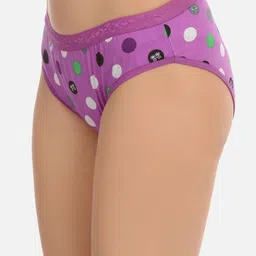 mod & shy Polka Dot Printed Low-Rise Antimicrobial Basic Briefs image 4