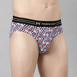 Force NXT Men Assorted Printed Micro Modal Brief image 2